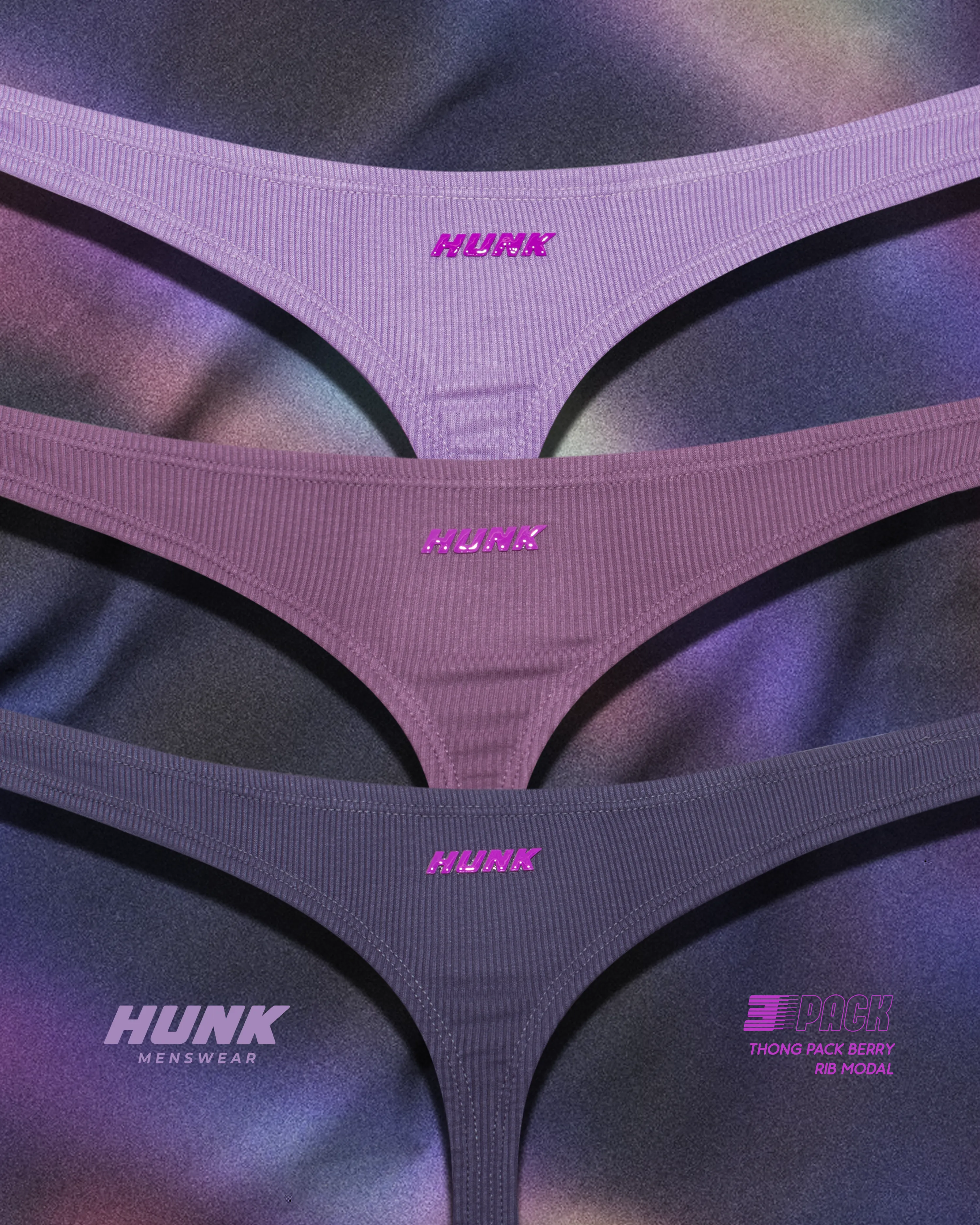 Berry 3-Pack Thongs - Image 9
